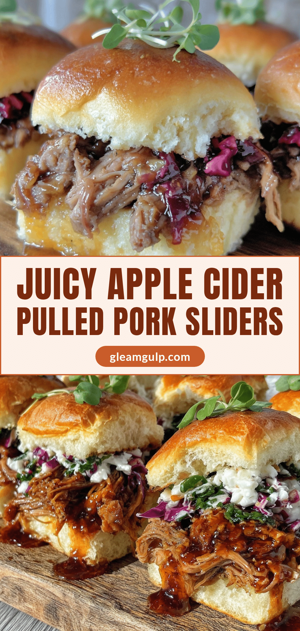 apple cider pulled pork sliders recipe