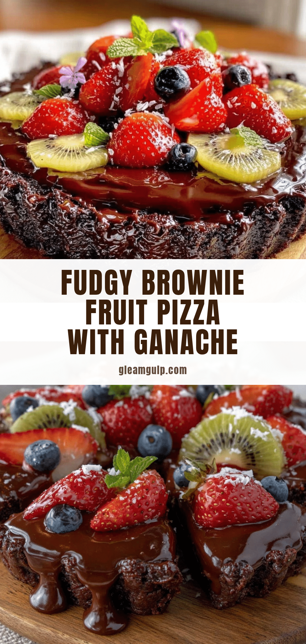 brownie fruit pizza recipe