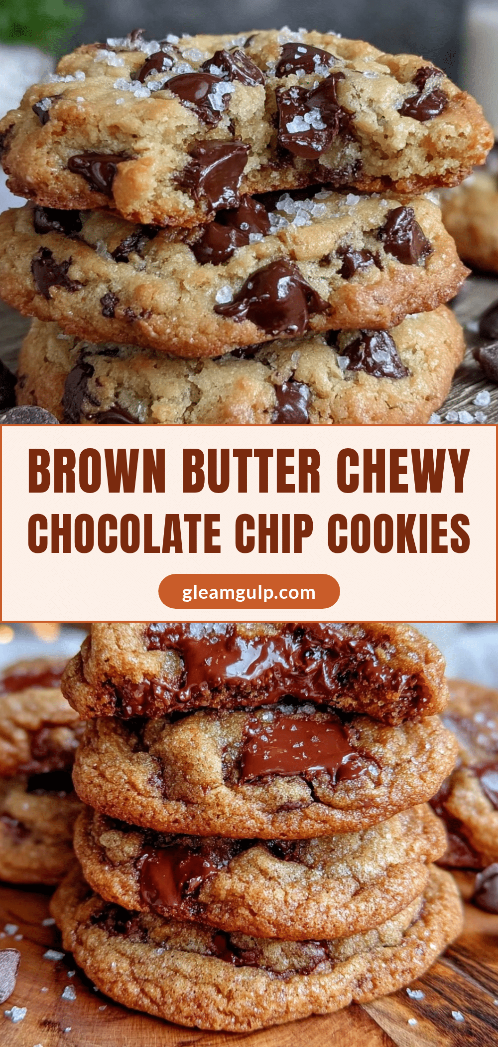 chewy brown butter chocolate chip cookies recipe