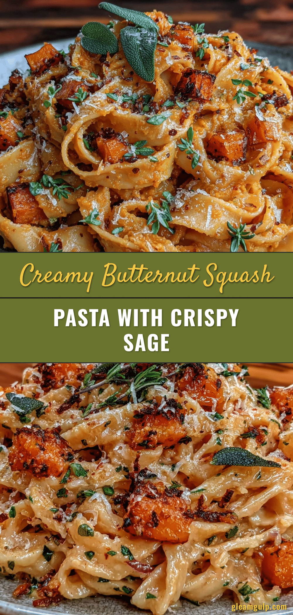 creamy butternut squash pasta recipe