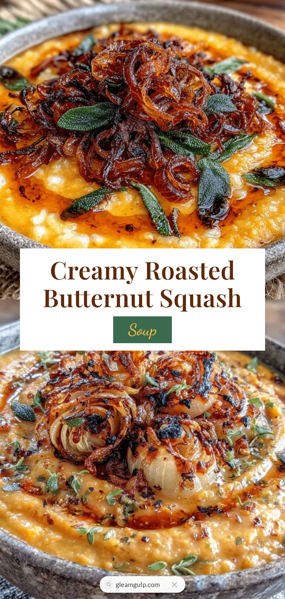 creamy roasted butternut squash soup recipe