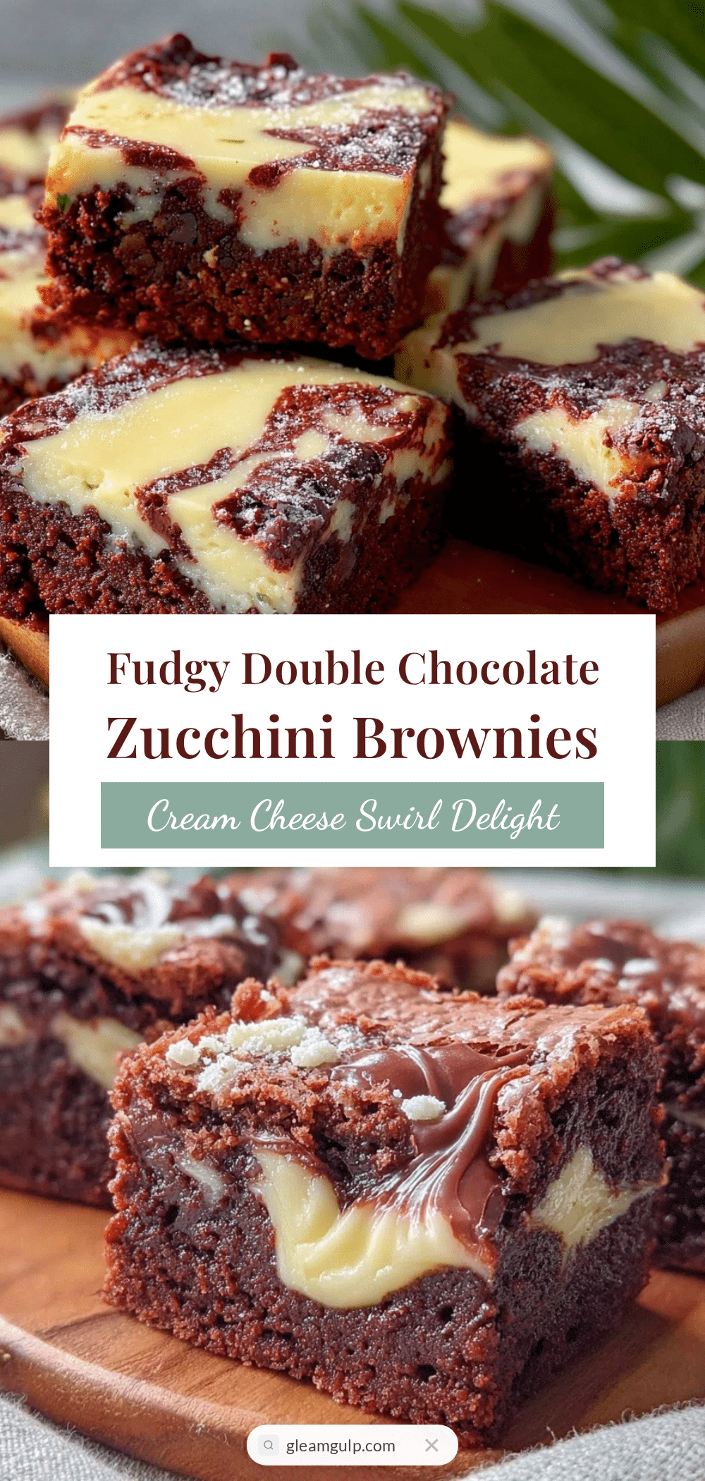 double chocolate zucchini brownies recipe