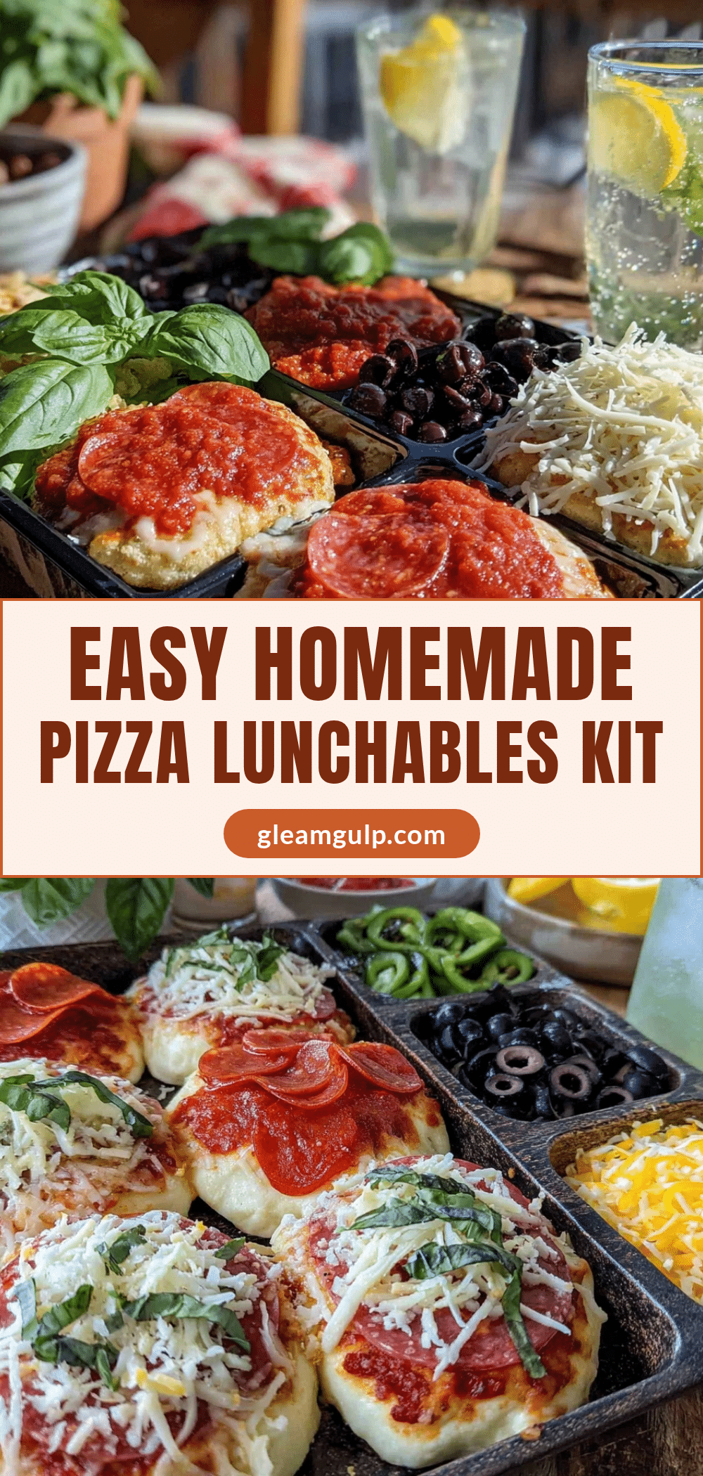 Easy Homemade Pizza Lunchables Kit recipe