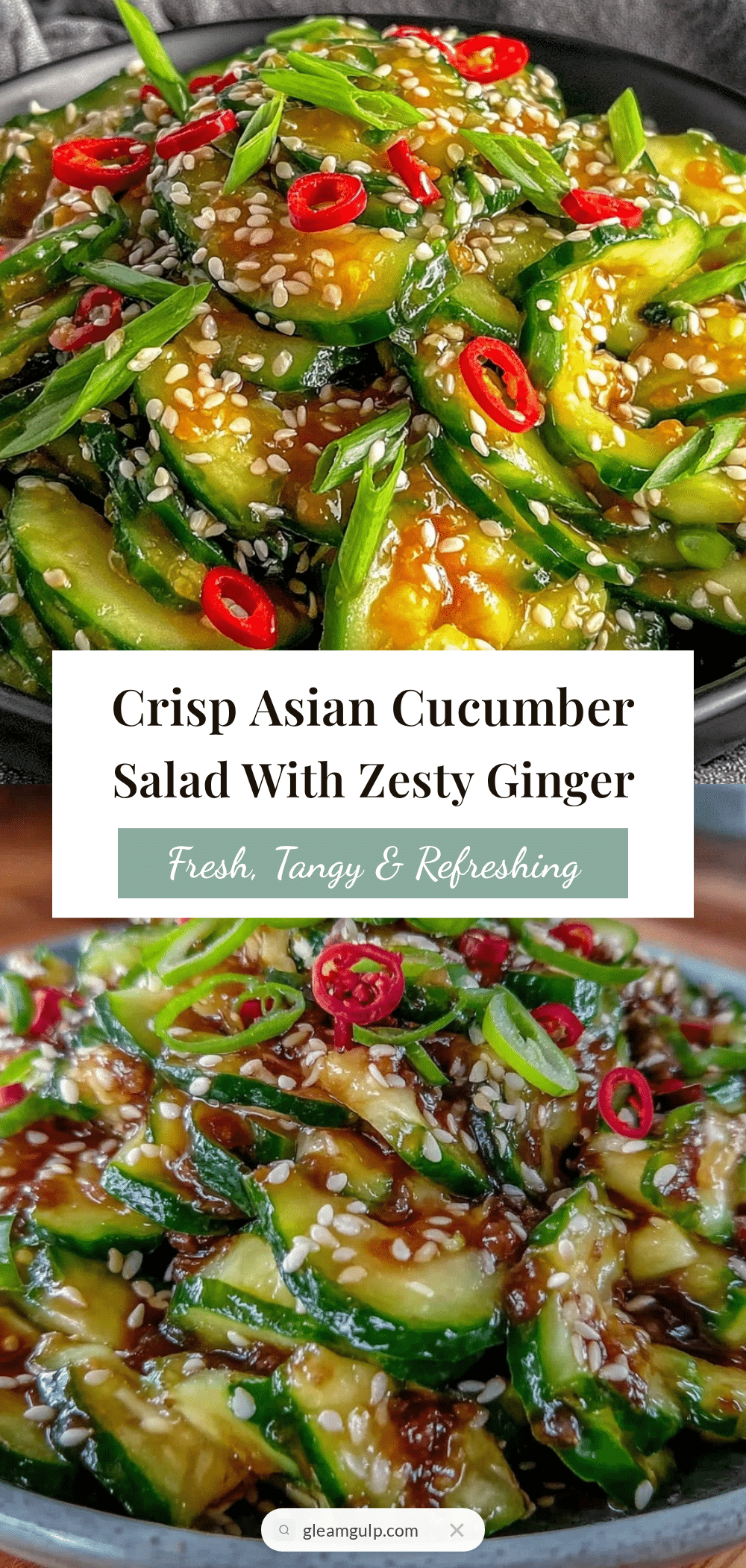 Fresh Asian Cucumber Salad recipe