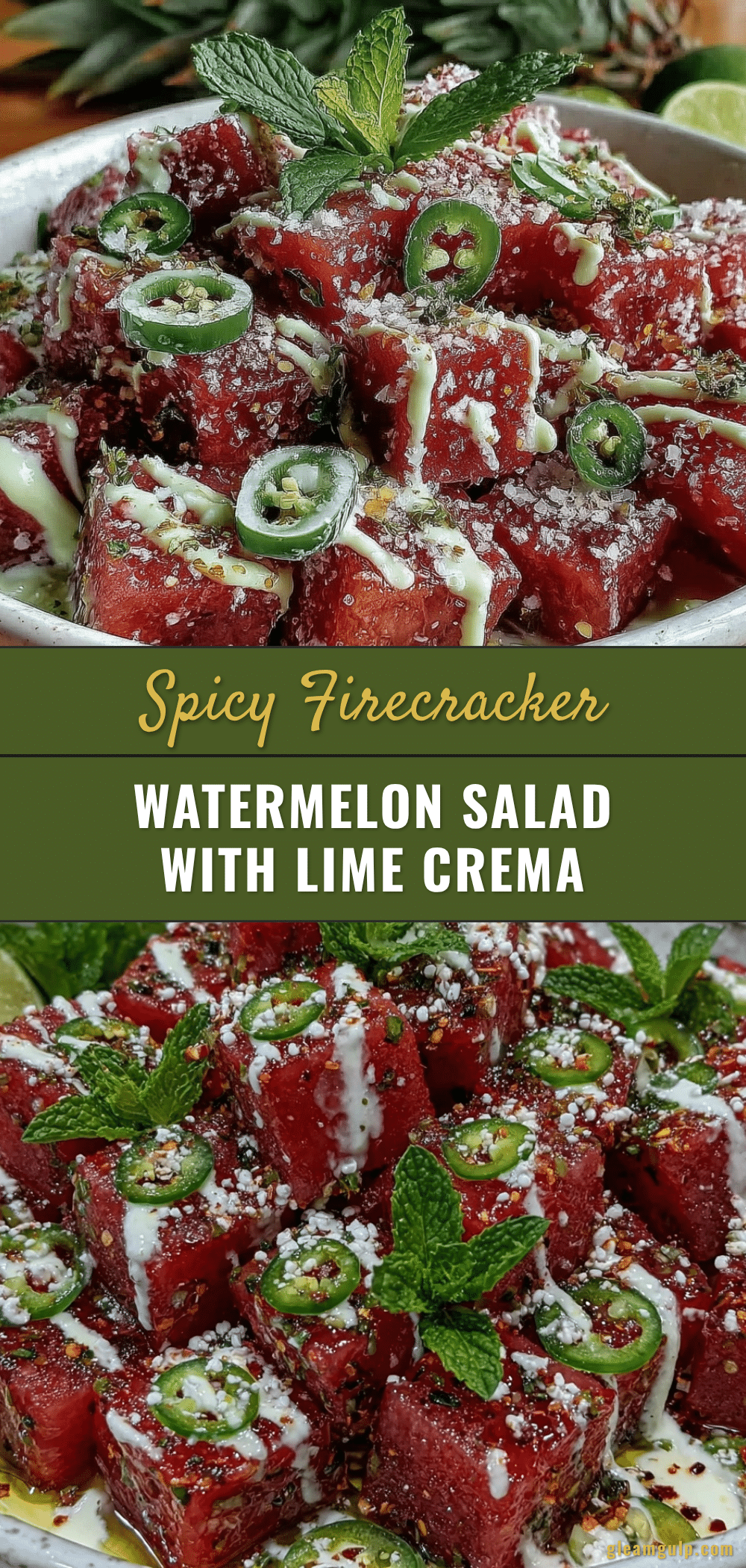 Fresh Firecracker Watermelon Salad recipe