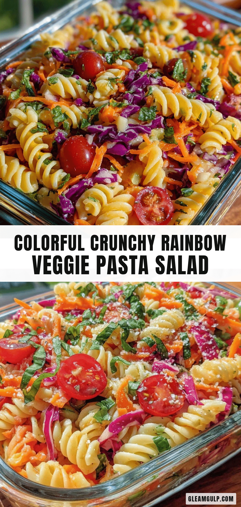 fresh rainbow veggie pasta salad recipe