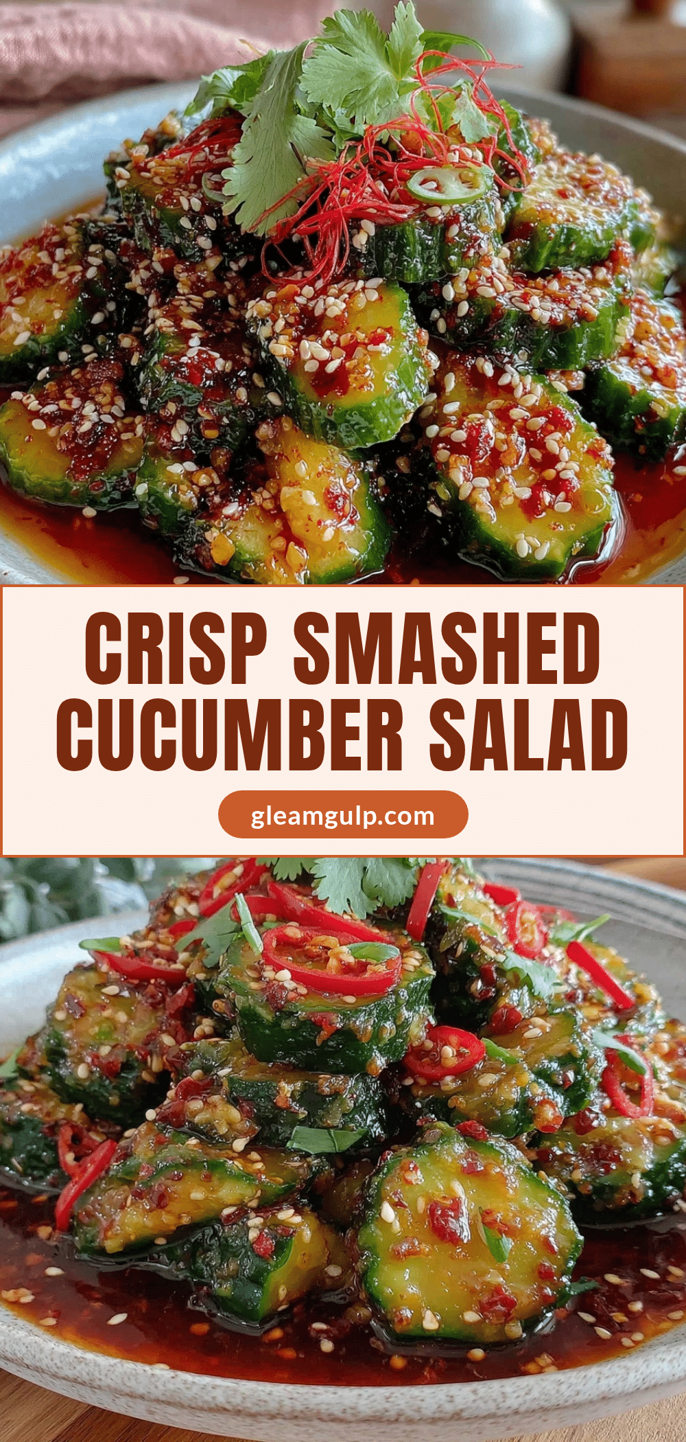 fresh smashed cucumber salad recipe
