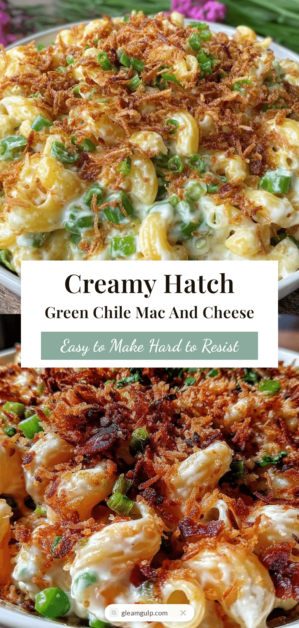 Hatch green chile mac and cheese recipe