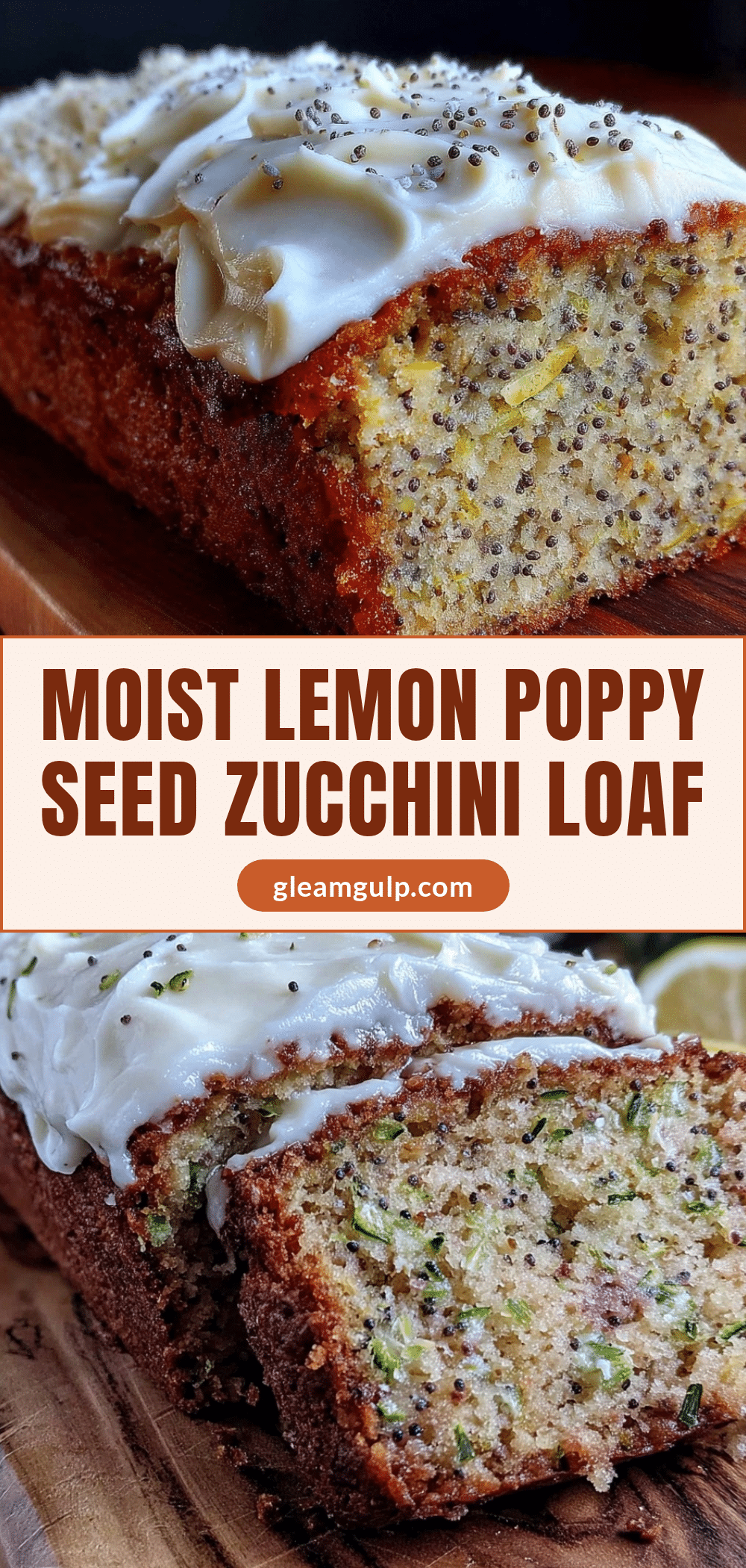 lemon poppy seed zucchini loaf recipe