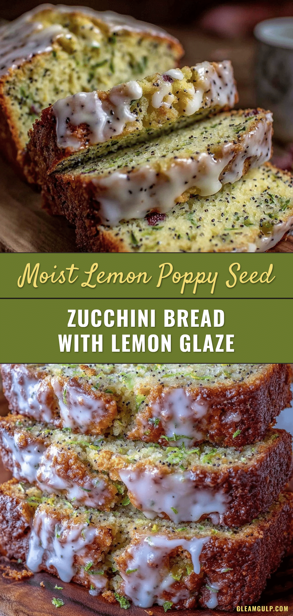 moist lemon poppy seed zucchini bread recipe