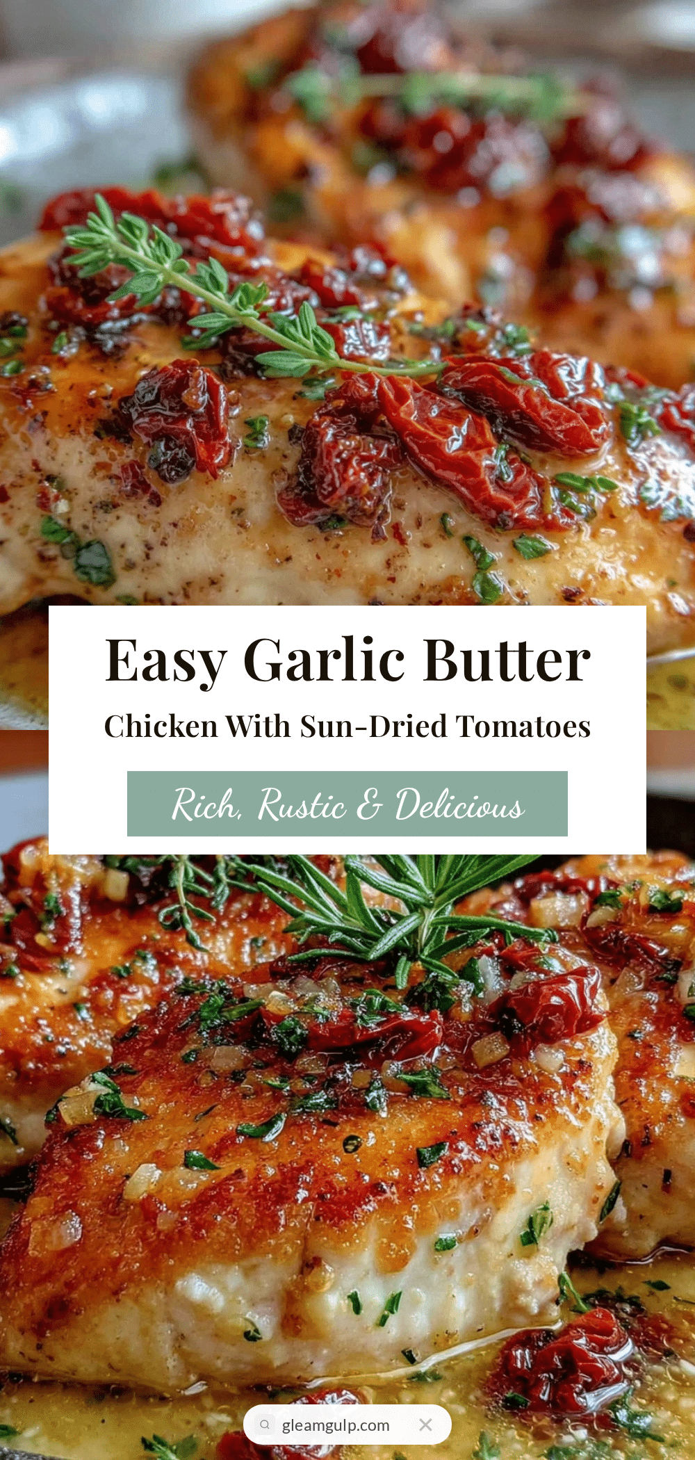 one-pan garlic butter chicken breast recipe