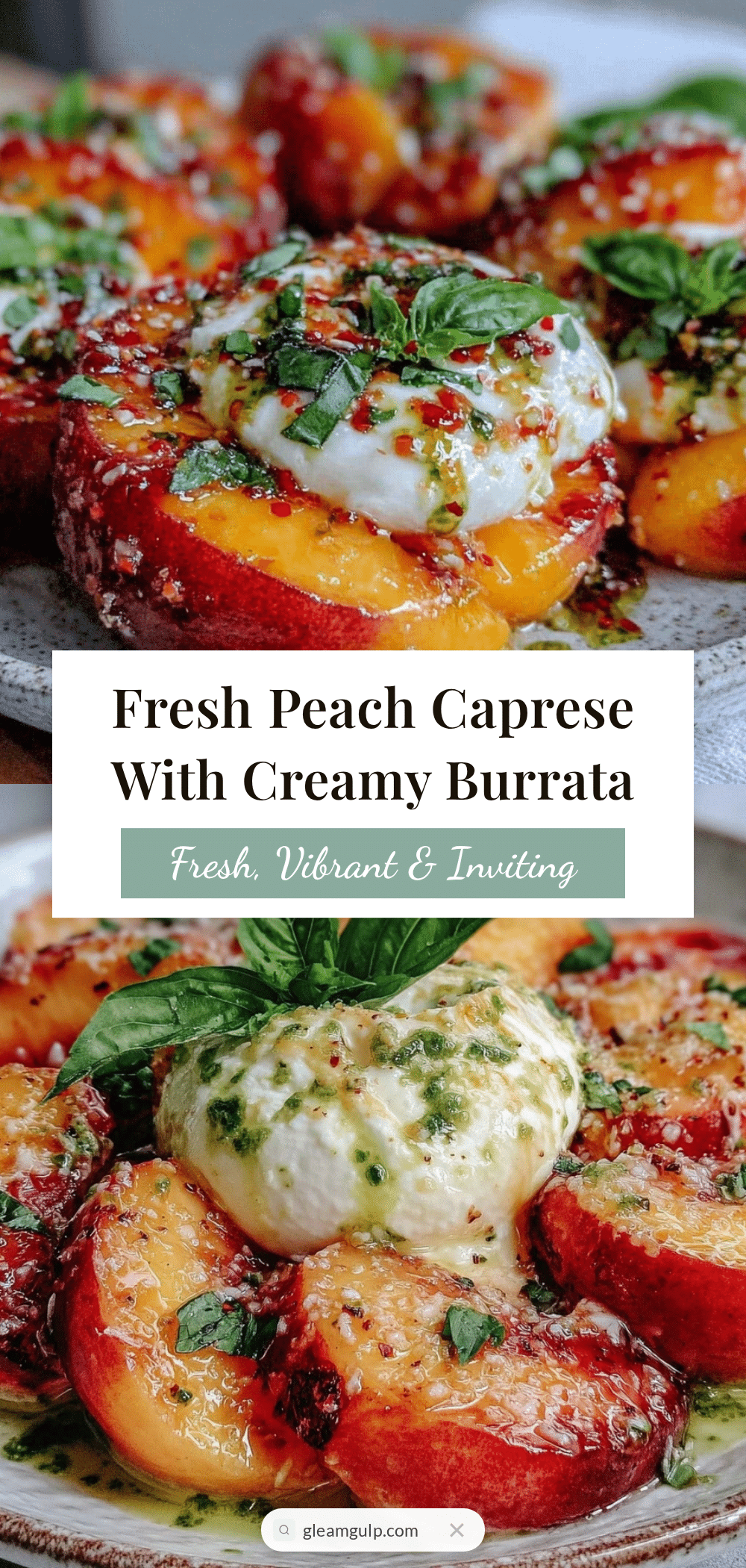 Peach Caprese Salad recipe
