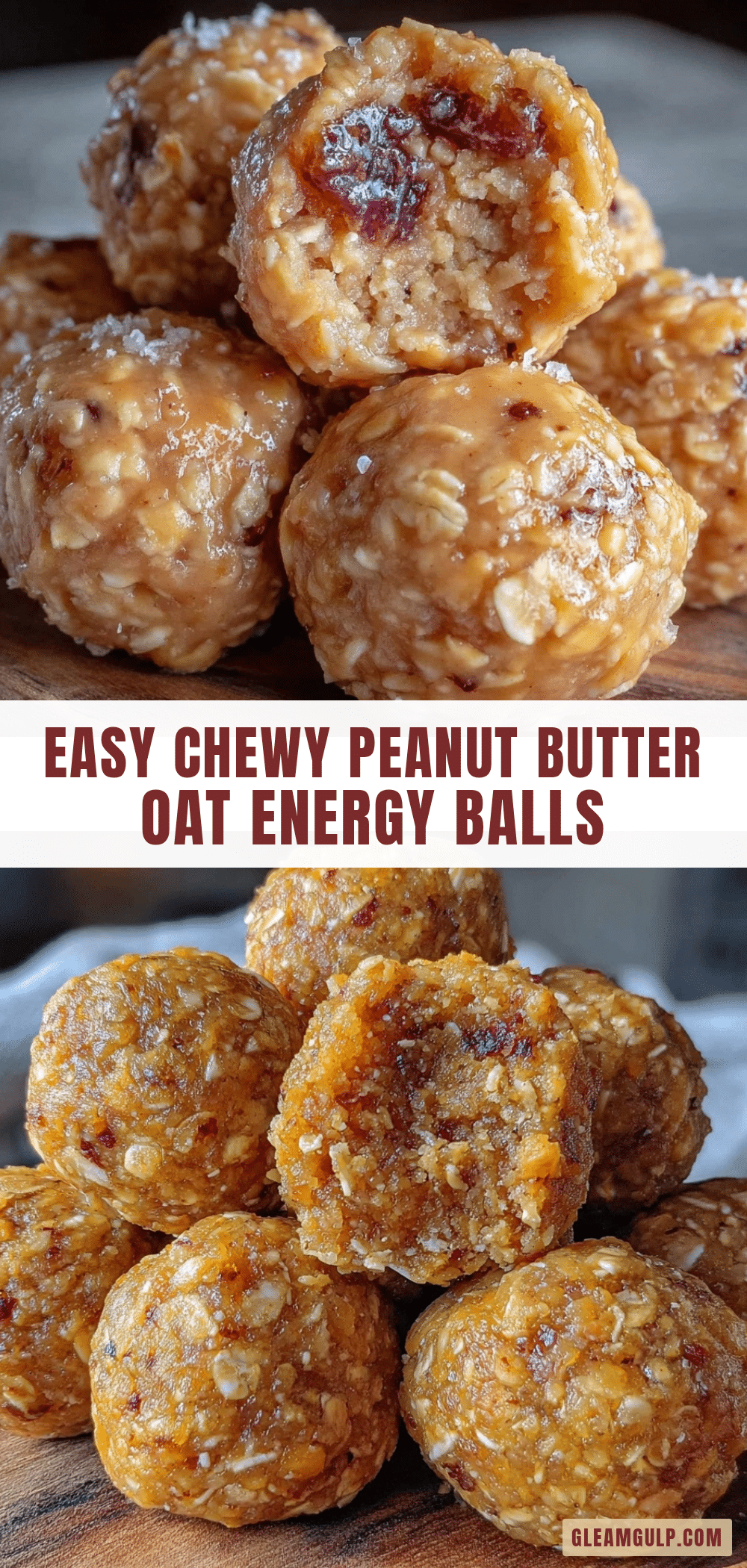 peanut butter oat energy balls recipe