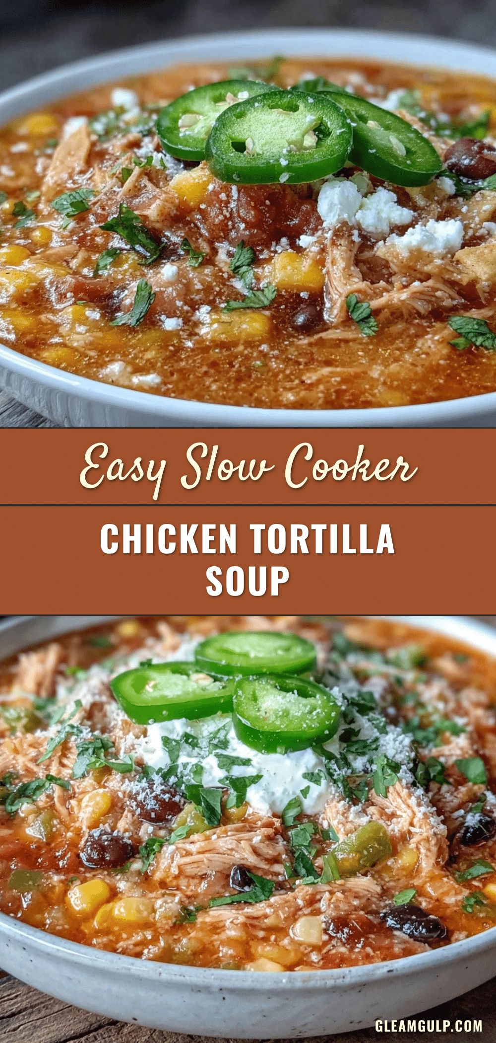 slow cooker chicken tortilla soup recipe