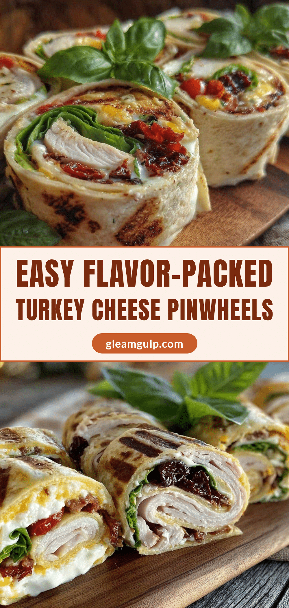 turkey cheese pinwheel wraps recipe