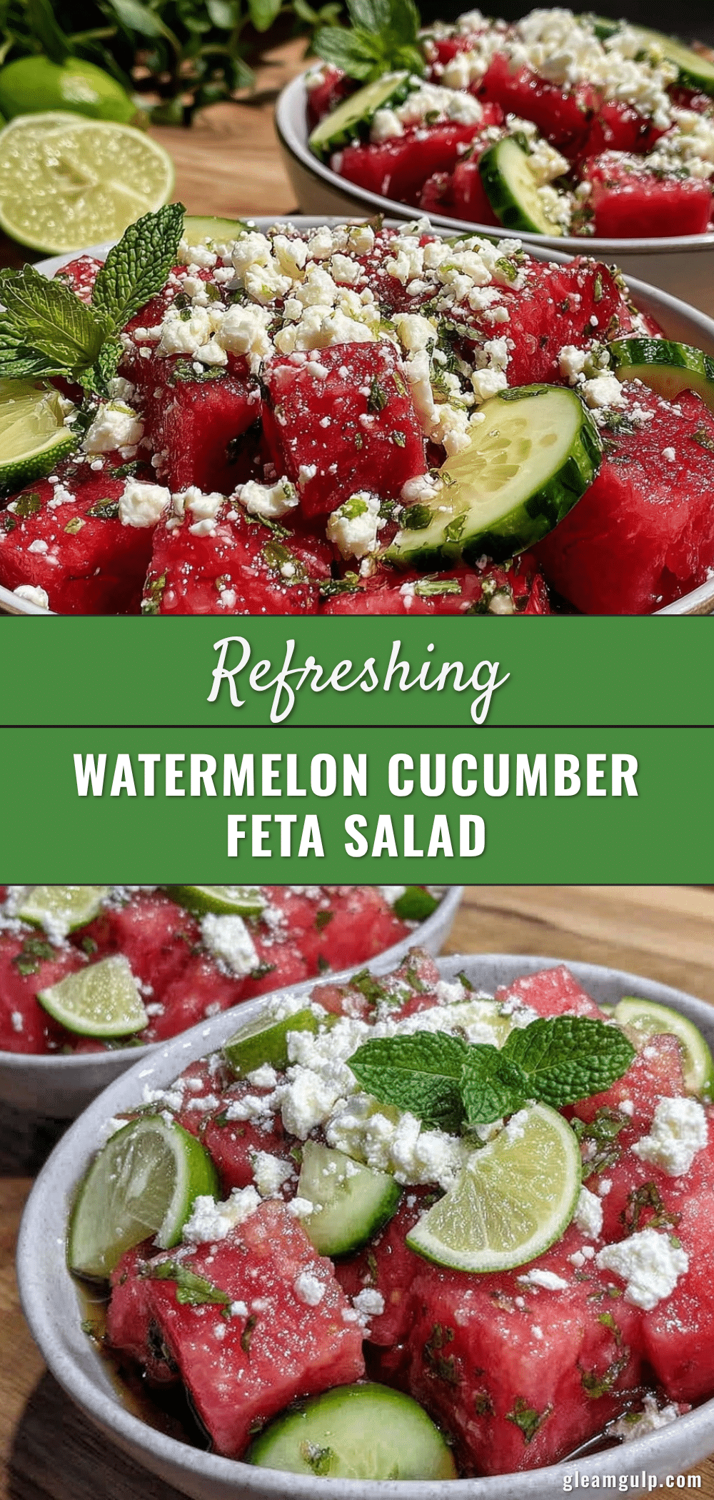 watermelon cucumber feta salad recipe