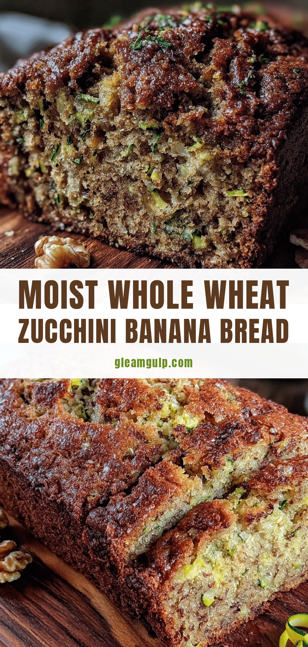 whole wheat zucchini banana bread recipe