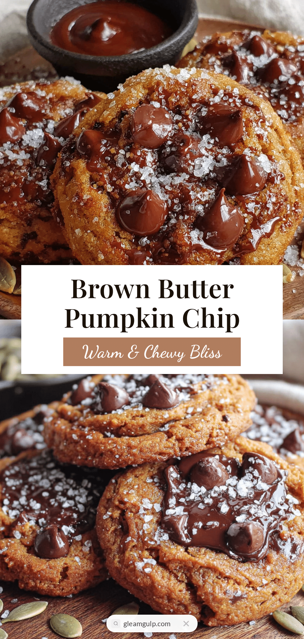 brown butter pumpkin chocolate chip cookies recipe