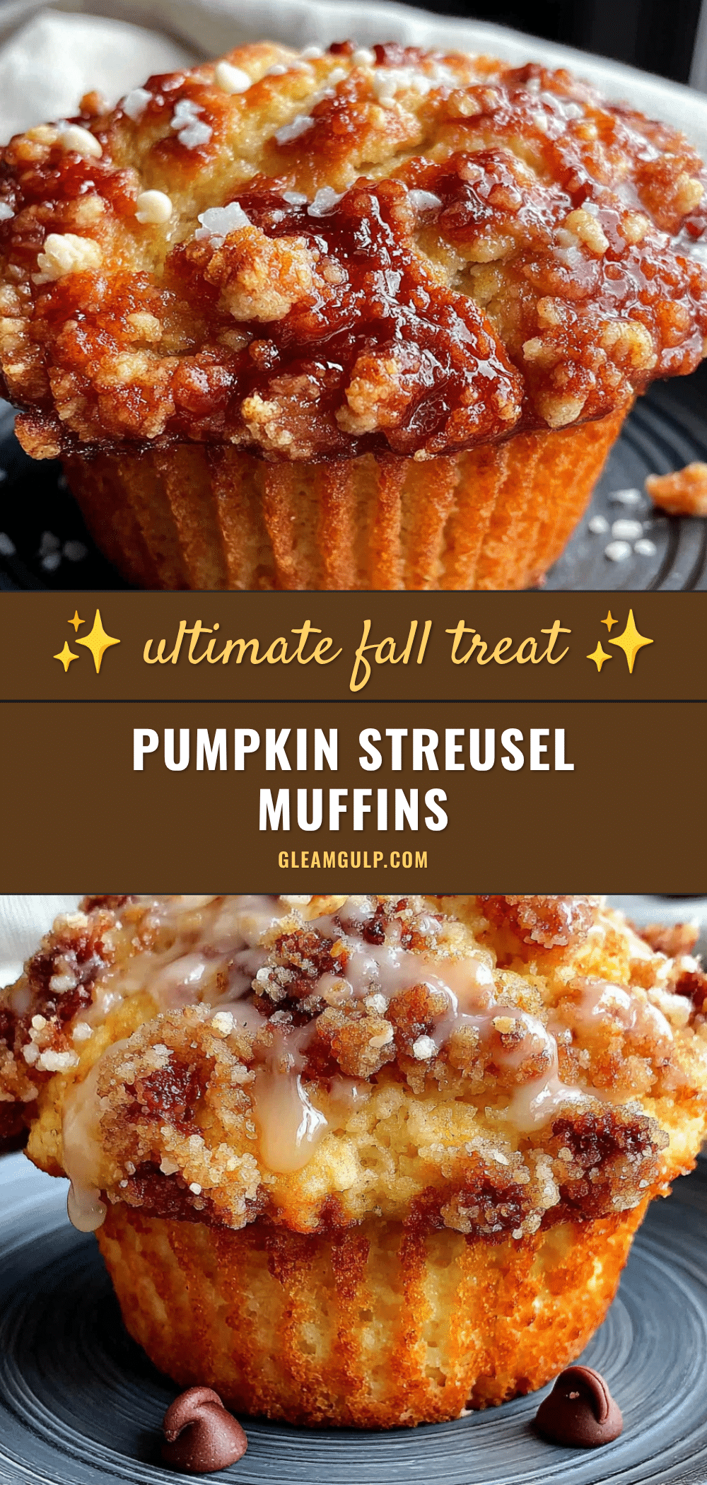 Chocolate Chip Pumpkin Muffins recipe