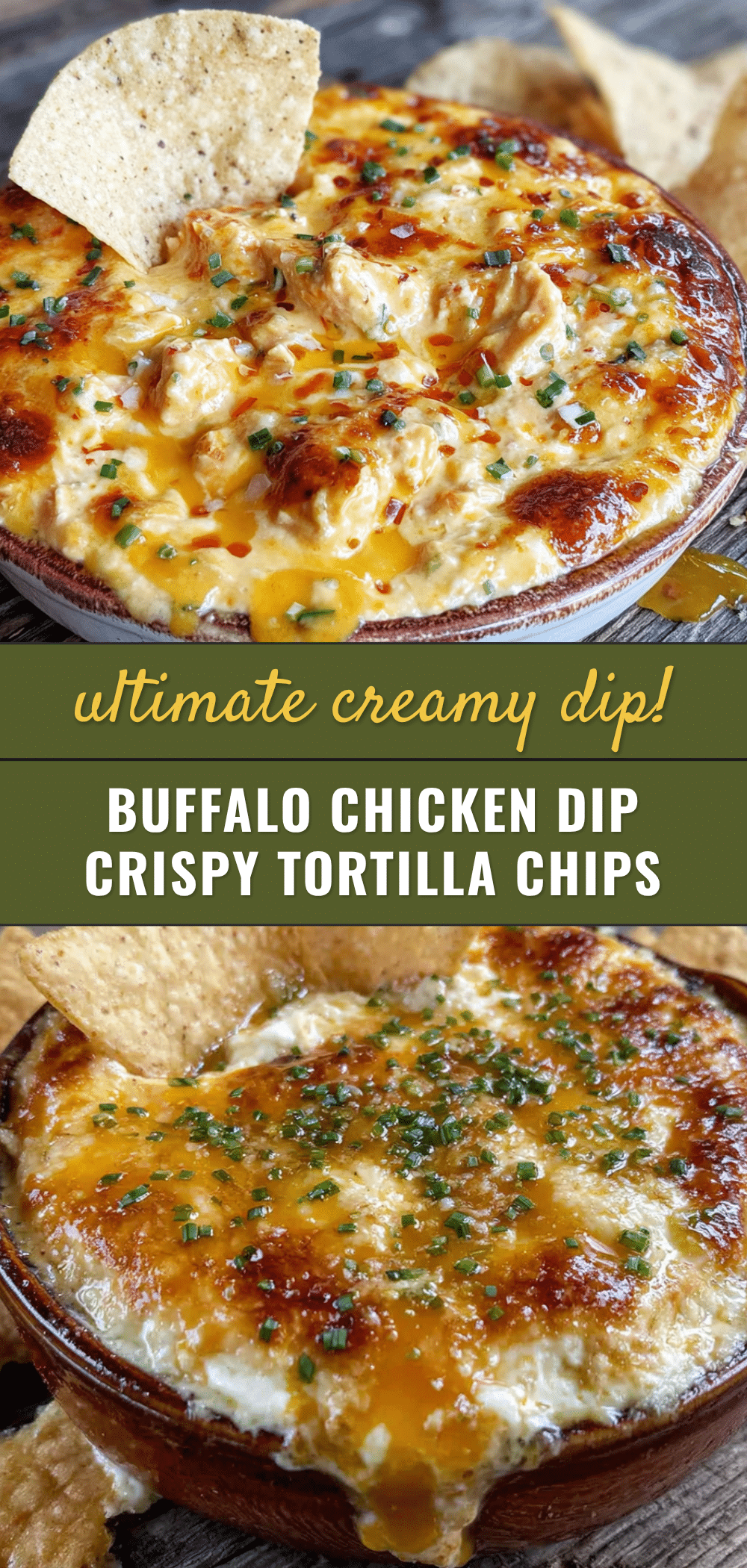 creamy buffalo chicken dip recipe