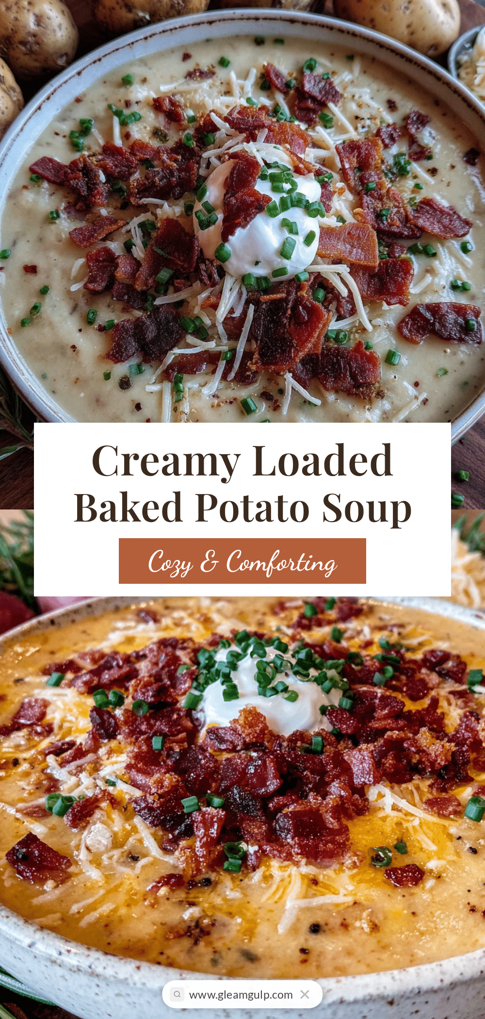 creamy loaded baked potato soup recipe