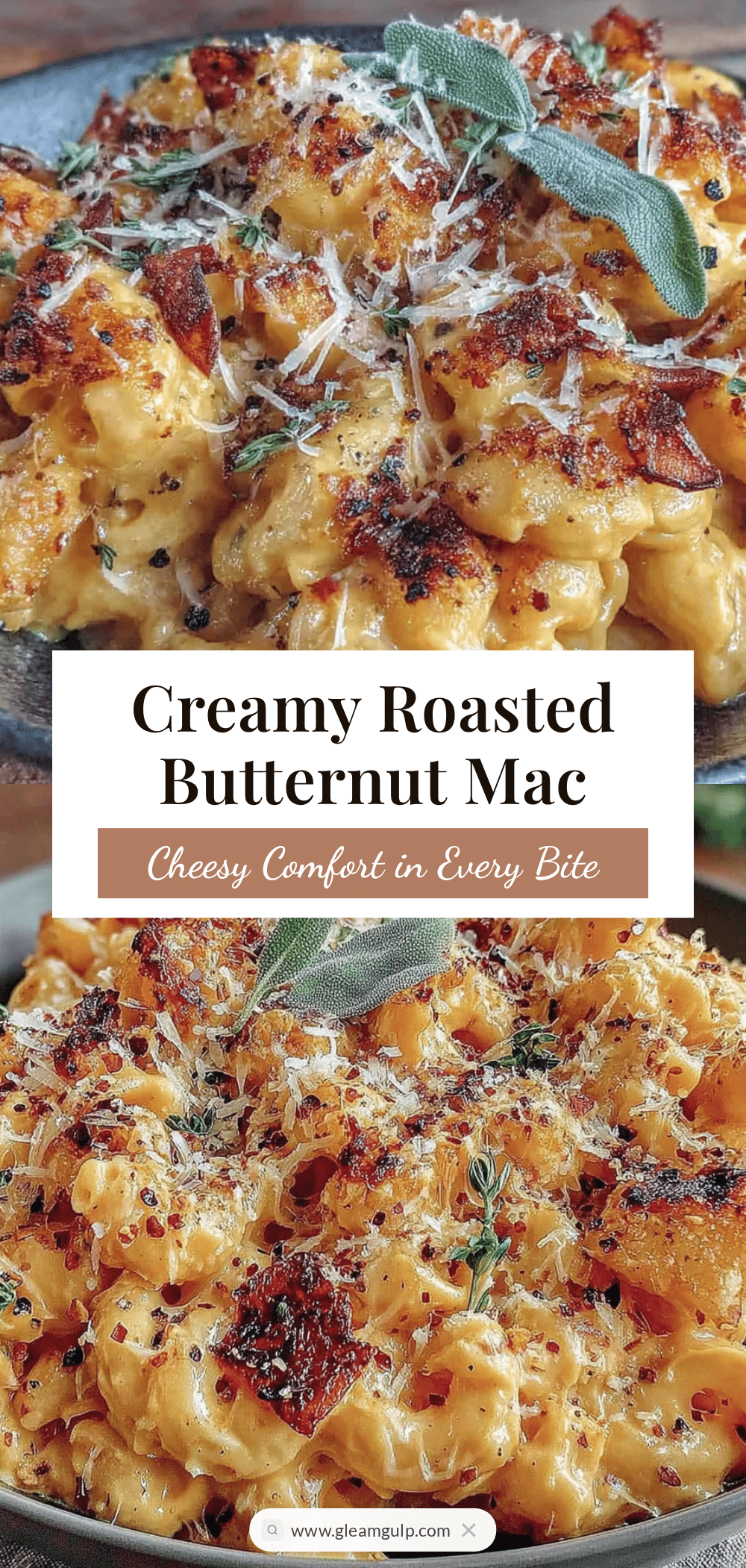 creamy roasted butternut squash mac and cheese recipe