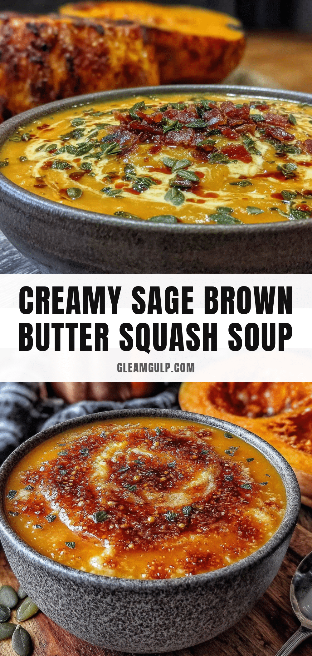 creamy roasted butternut squash soup recipe
