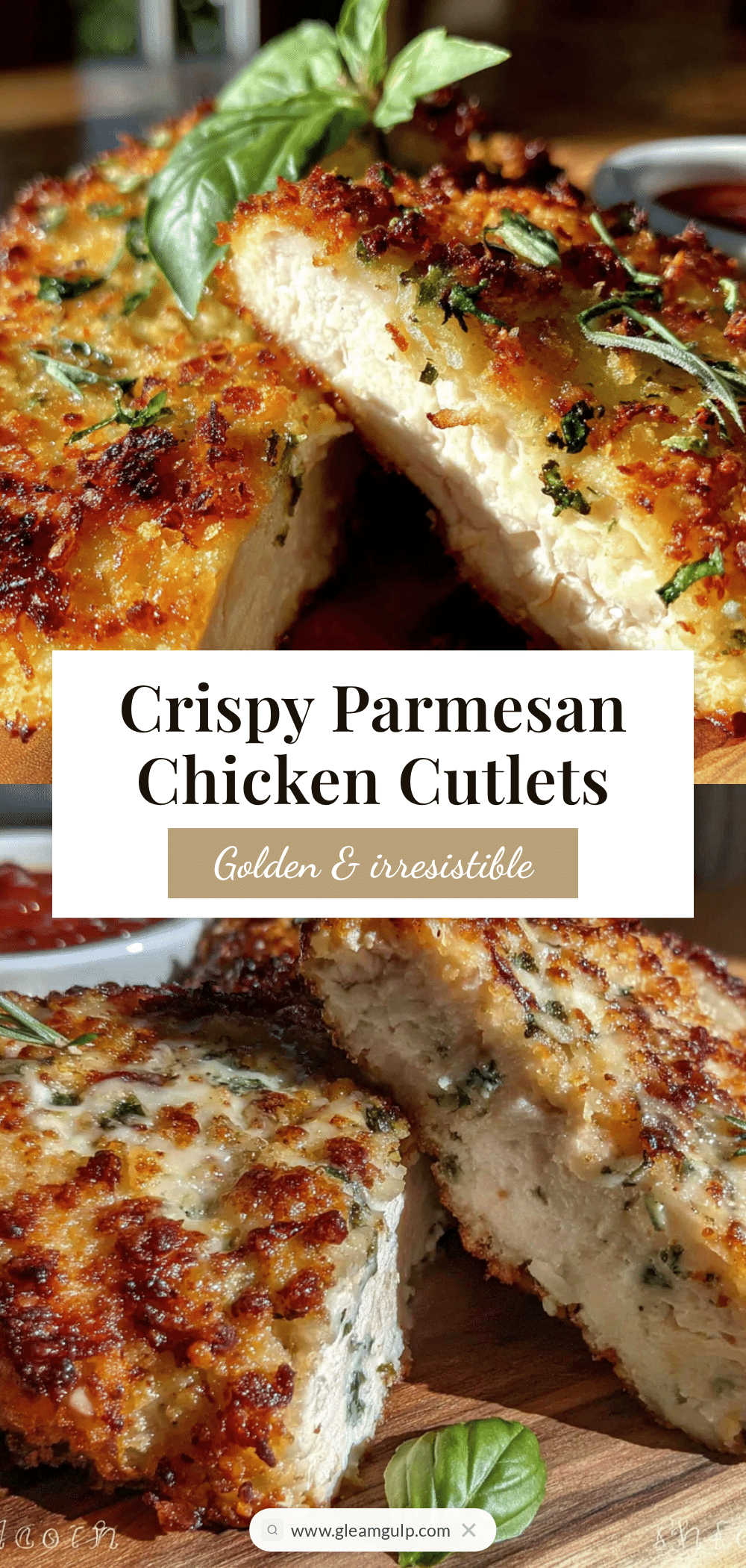 crispy baked parmesan chicken cutlets recipe