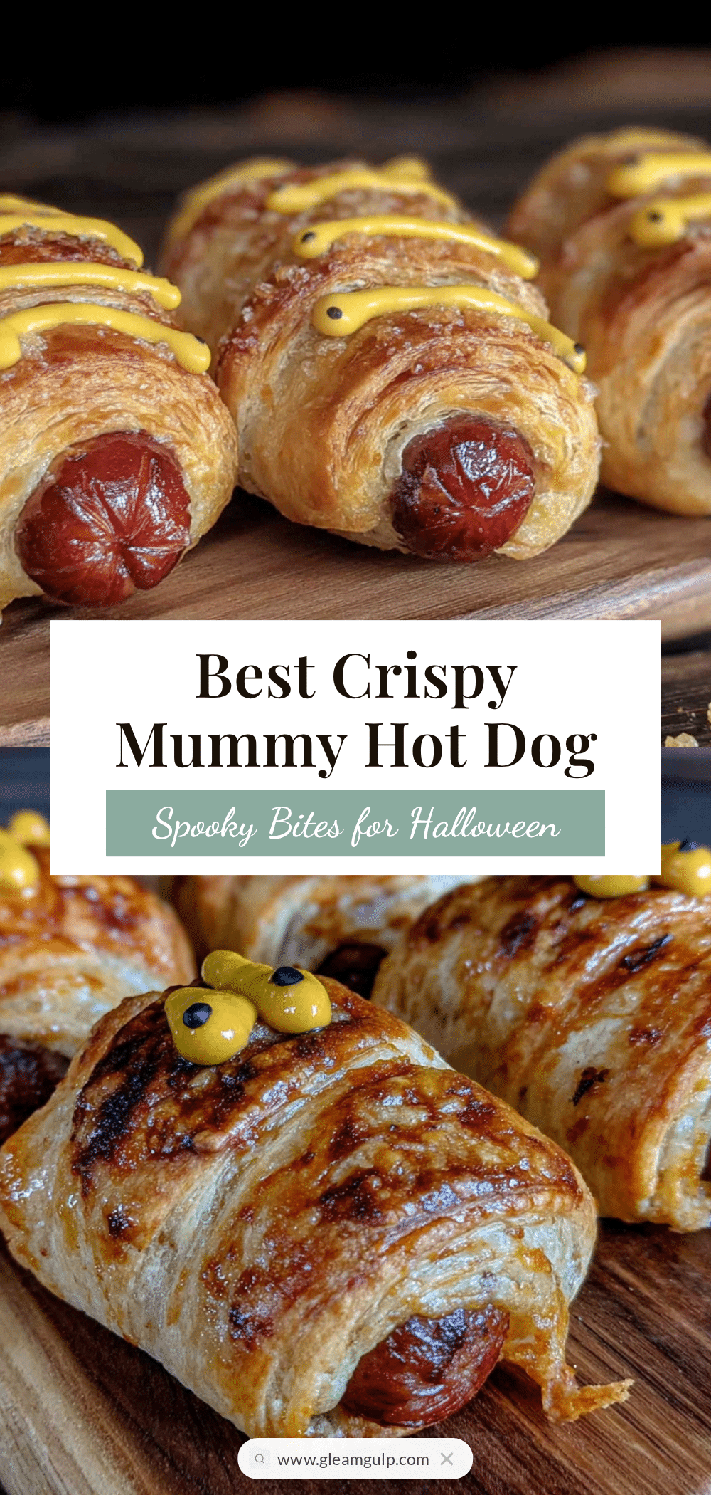 crispy mummy hot dog bites recipe