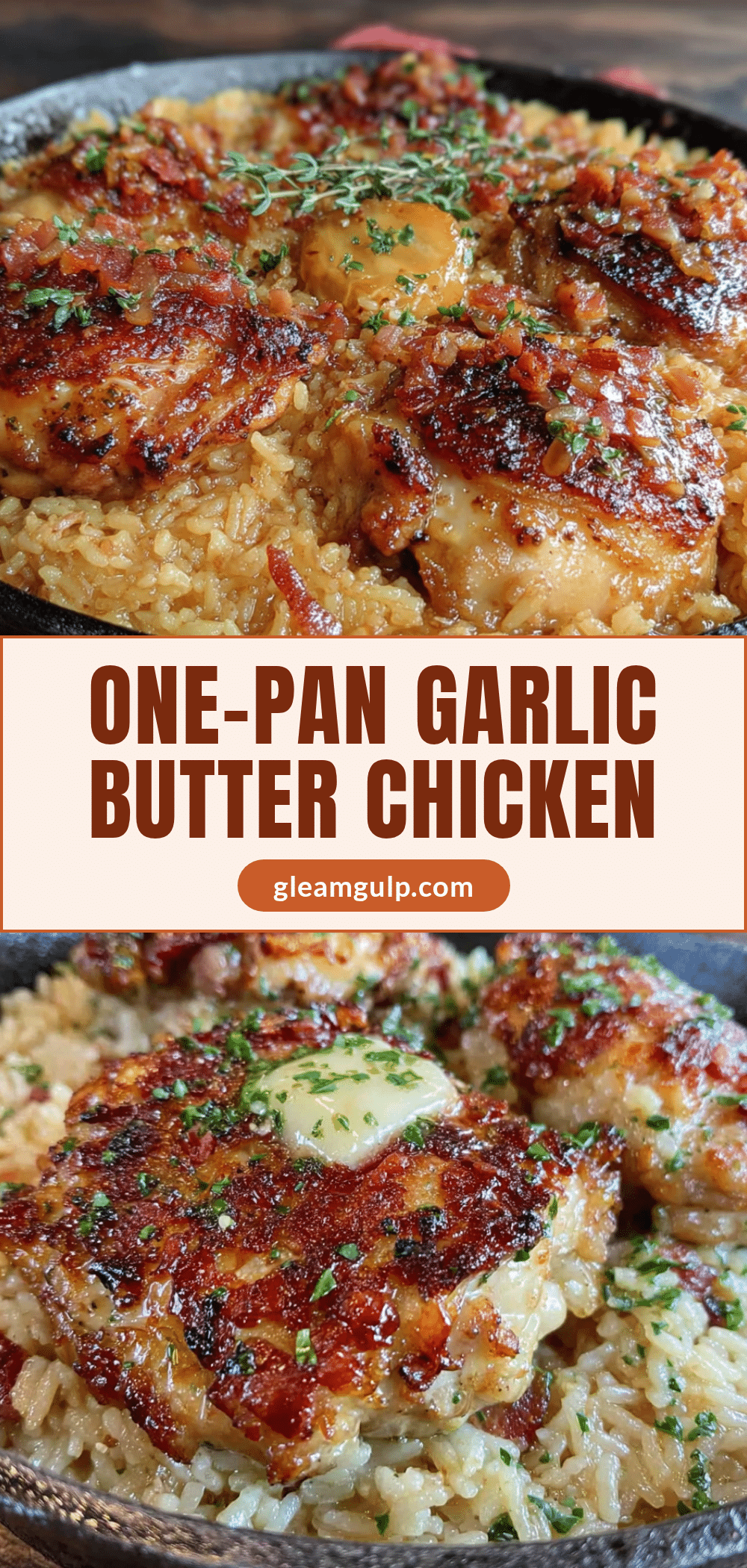 garlic butter chicken and rice recipe