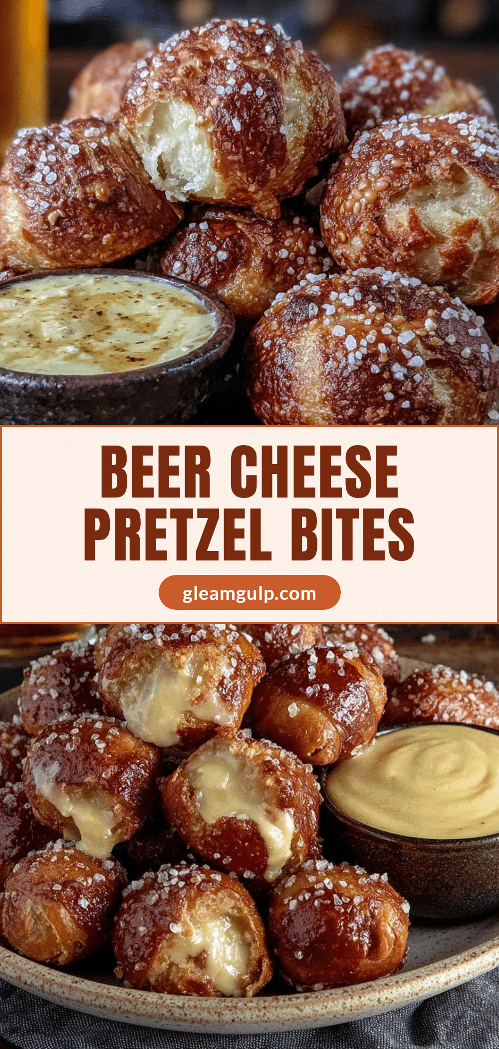 German Beer Cheese Pretzel Bites recipe