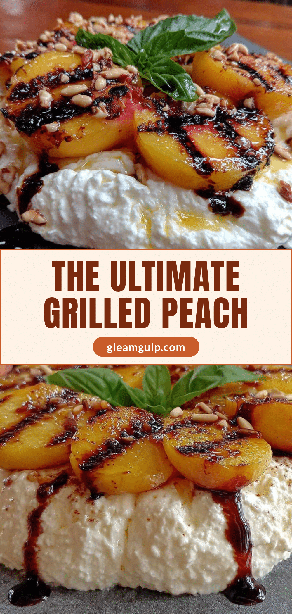 grilled peach and burrata salad recipe