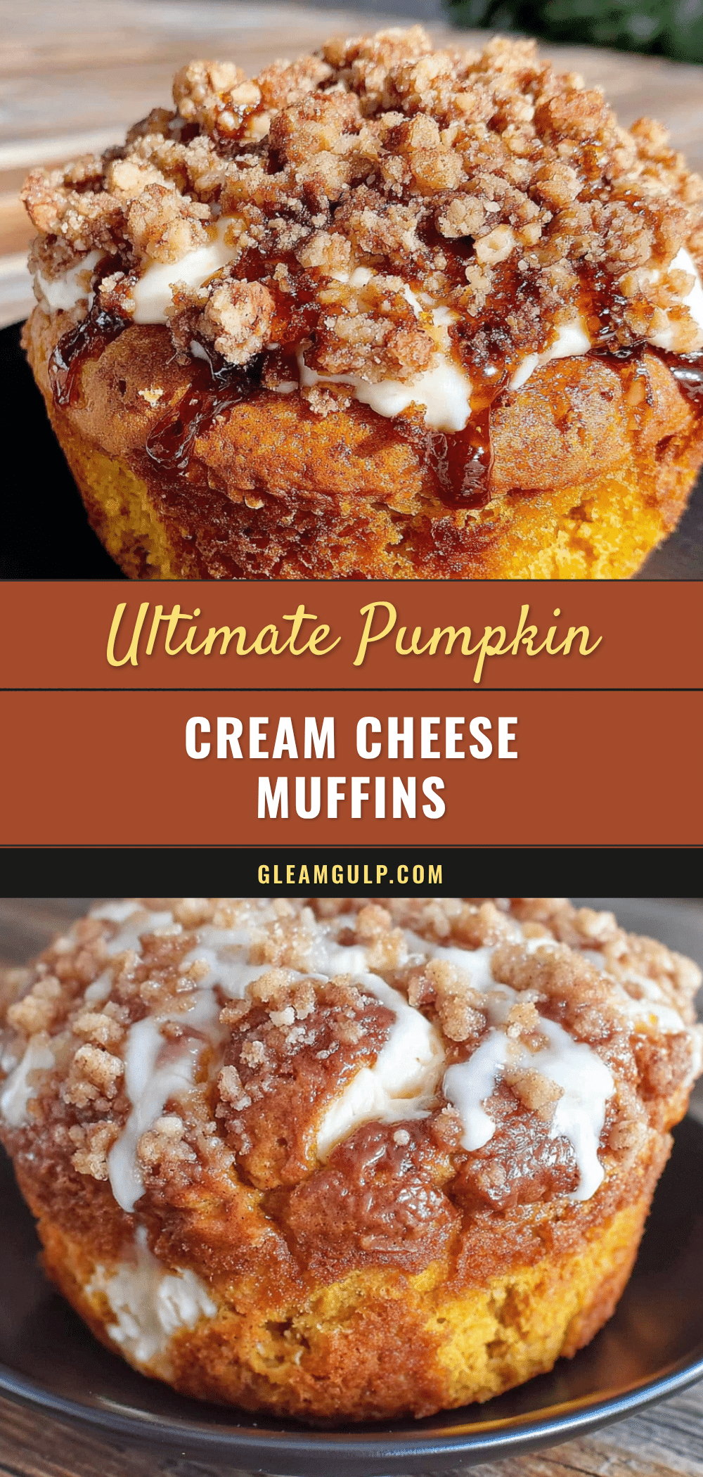 pumpkin cream cheese muffins recipe