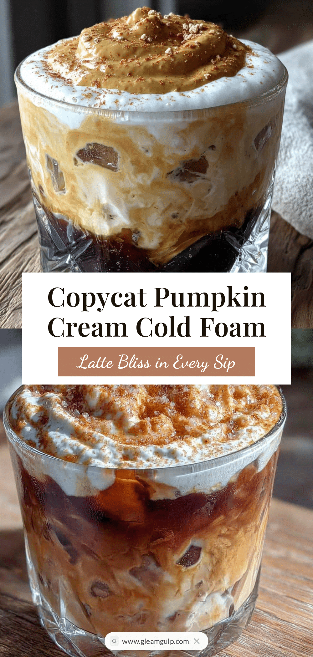 pumpkin cream cold foam latte recipe