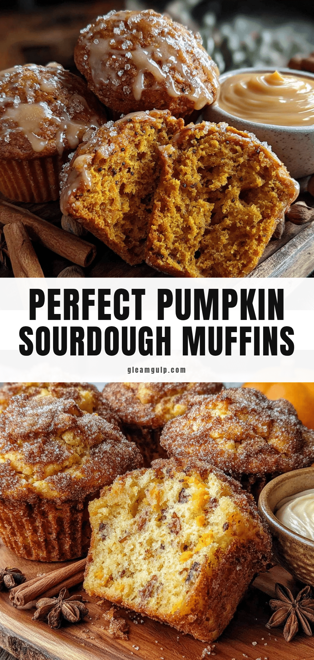 pumpkin spice sourdough discard muffins recipe