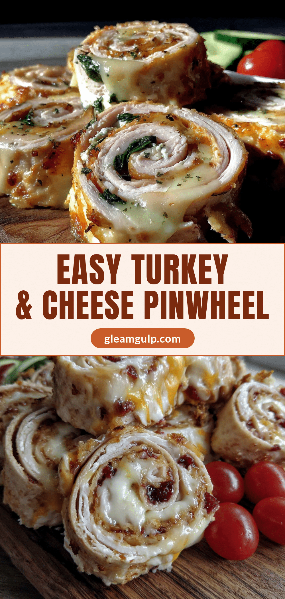 turkey and cheese pinwheel lunchbox roll-ups recipe