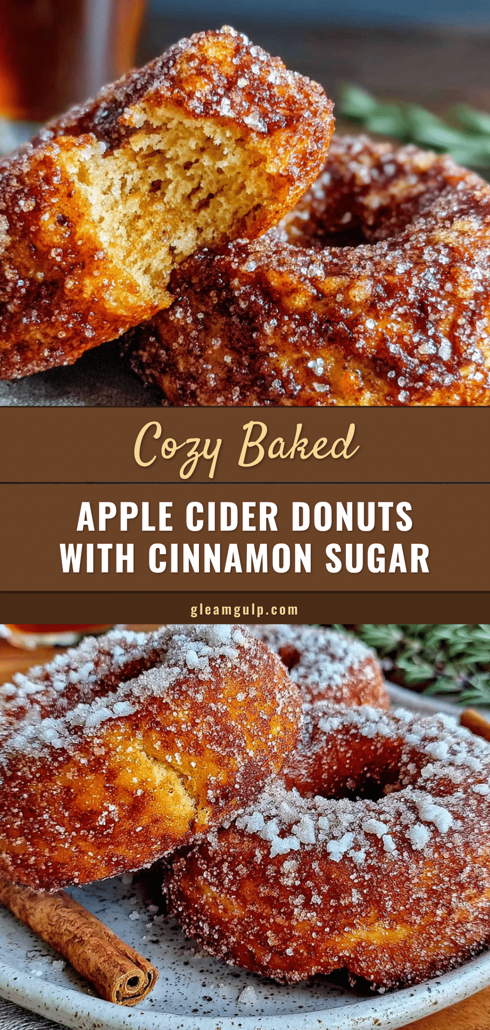 baked apple cider donuts recipe