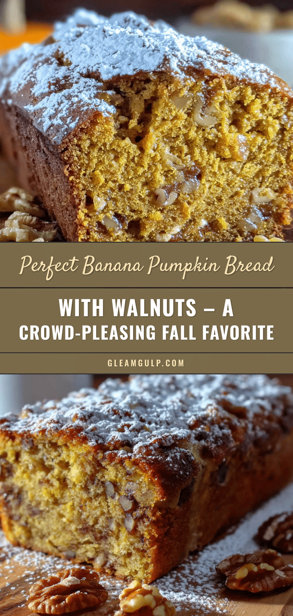 banana pumpkin bread with walnuts recipe