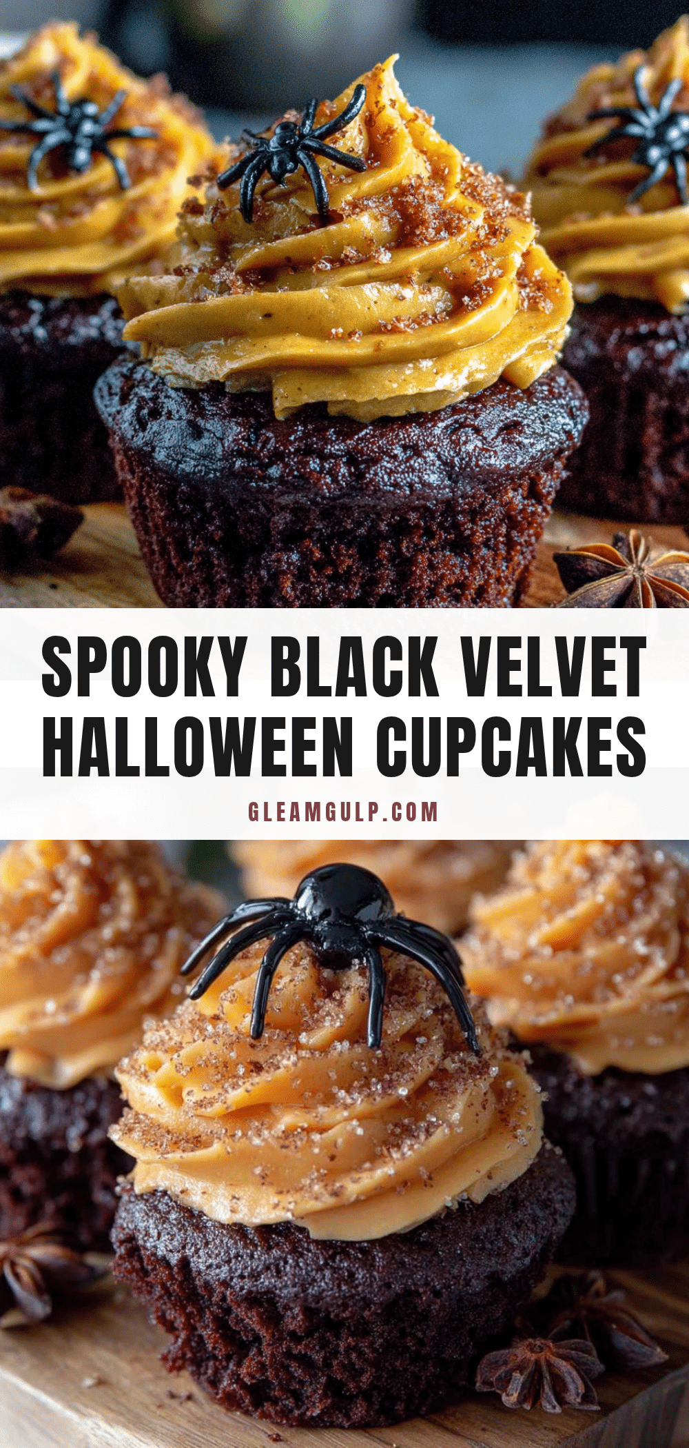 black velvet halloween cupcakes recipe