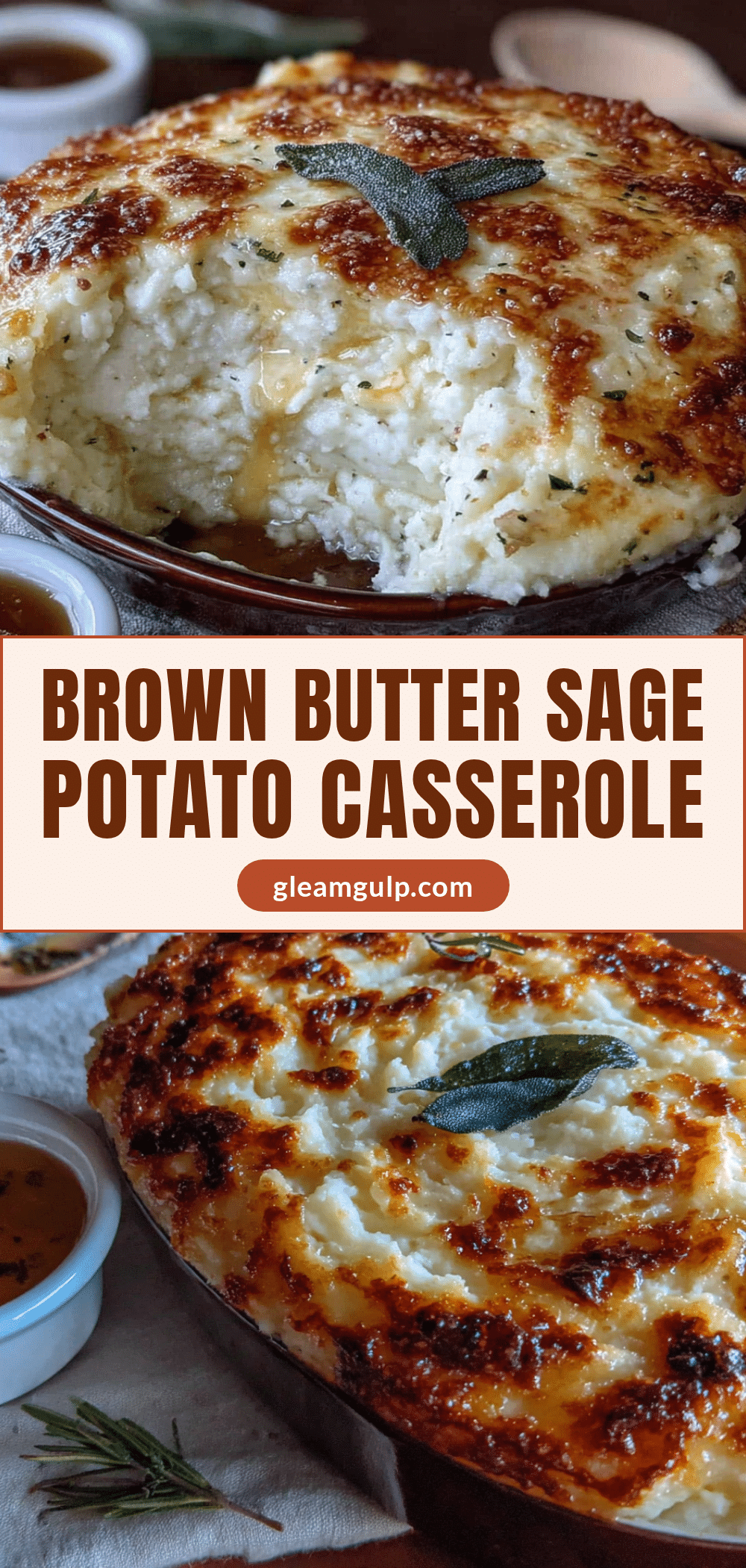 brown butter sage mashed potato casserole recipe