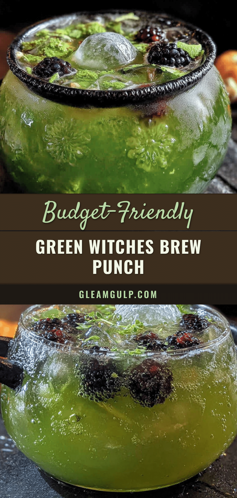 budget-friendly green witches brew punch recipe