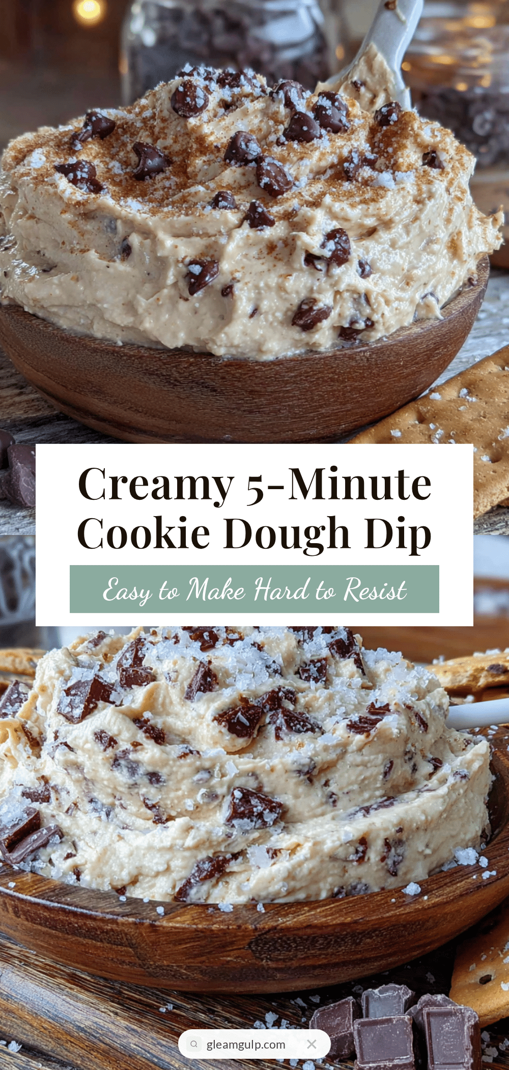 chocolate chip cookie dough dip recipe