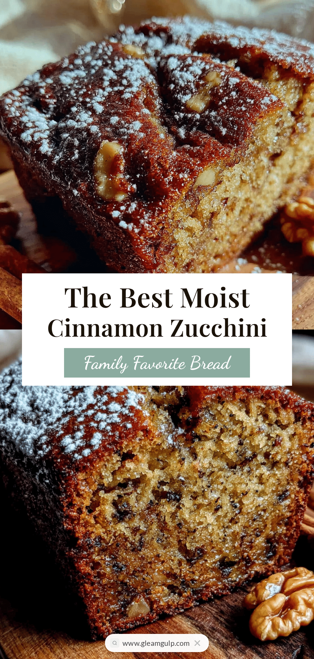 cinnamon zucchini bread recipe