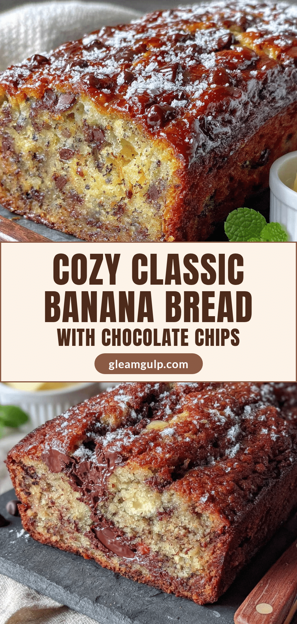 cozy classic banana bread with chocolate chips recipe