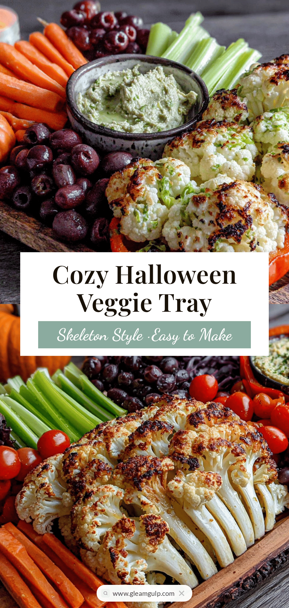 cozy halloween veggie tray skeleton recipe