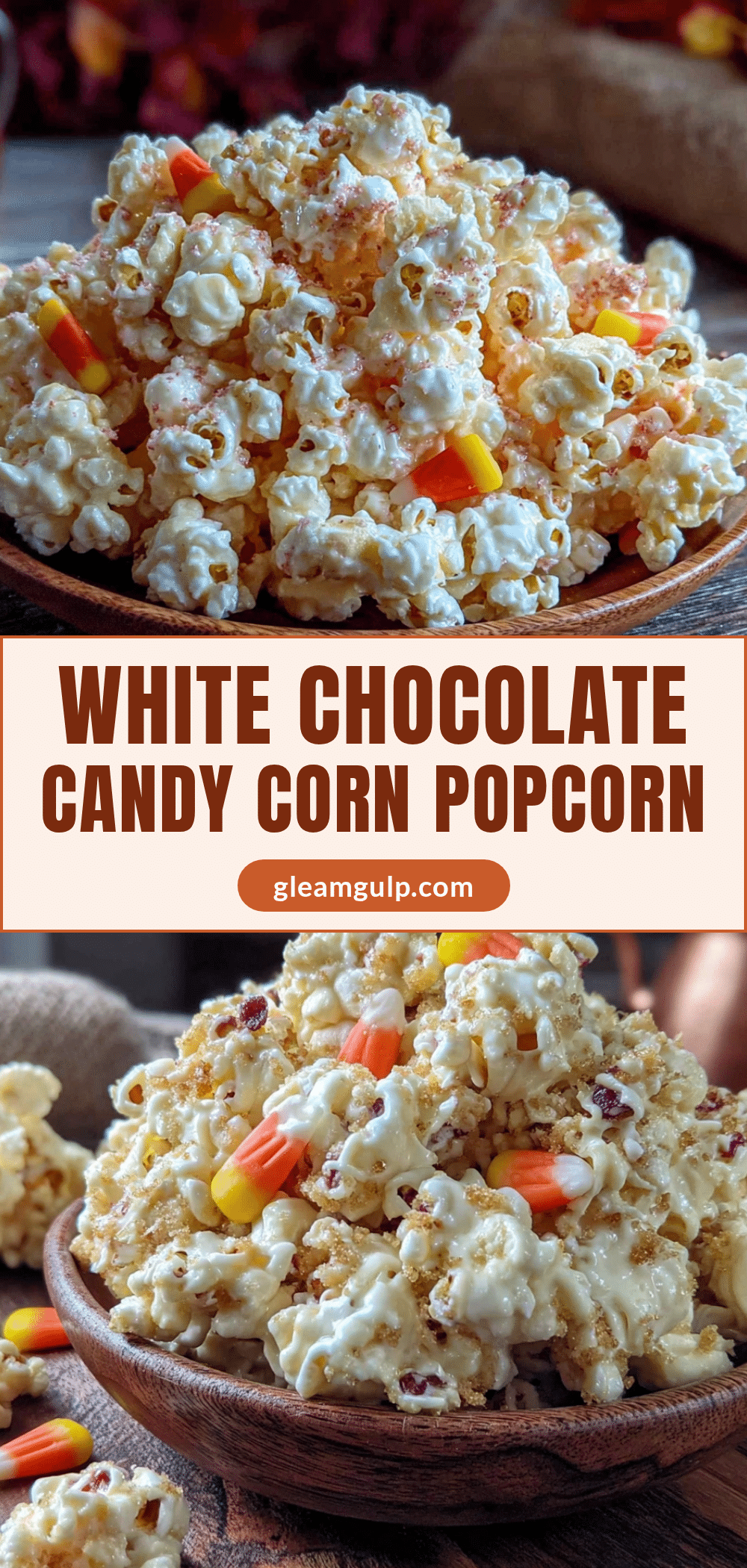cozy white chocolate candy corn popcorn mix recipe