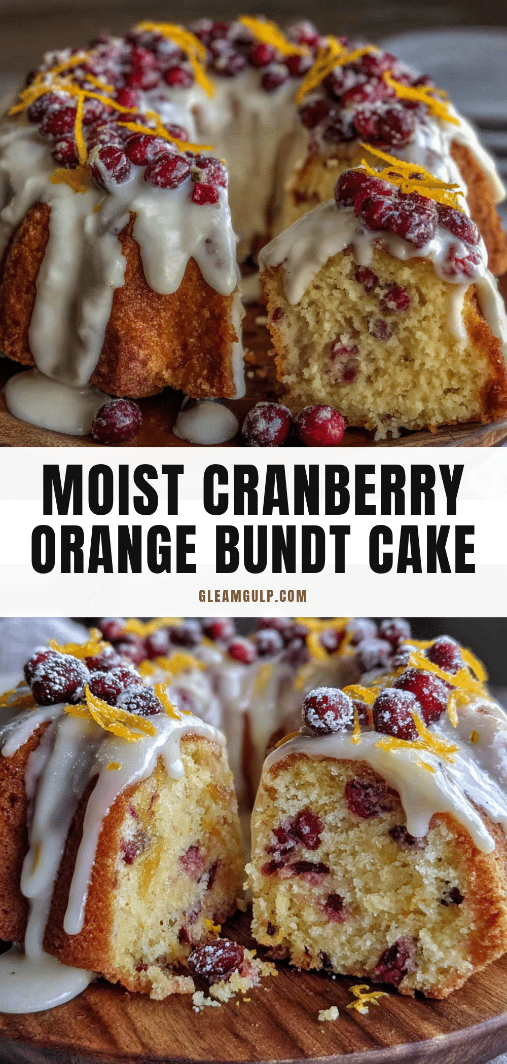 cranberry orange bundt cake recipe