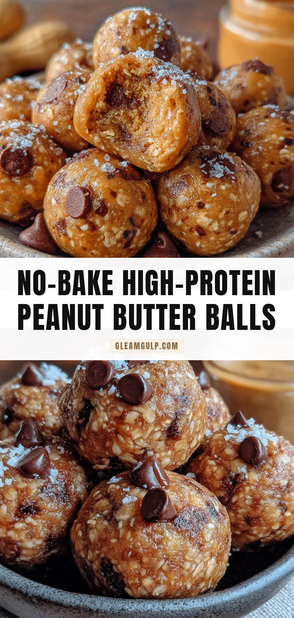easy high-protein peanut butter balls recipe