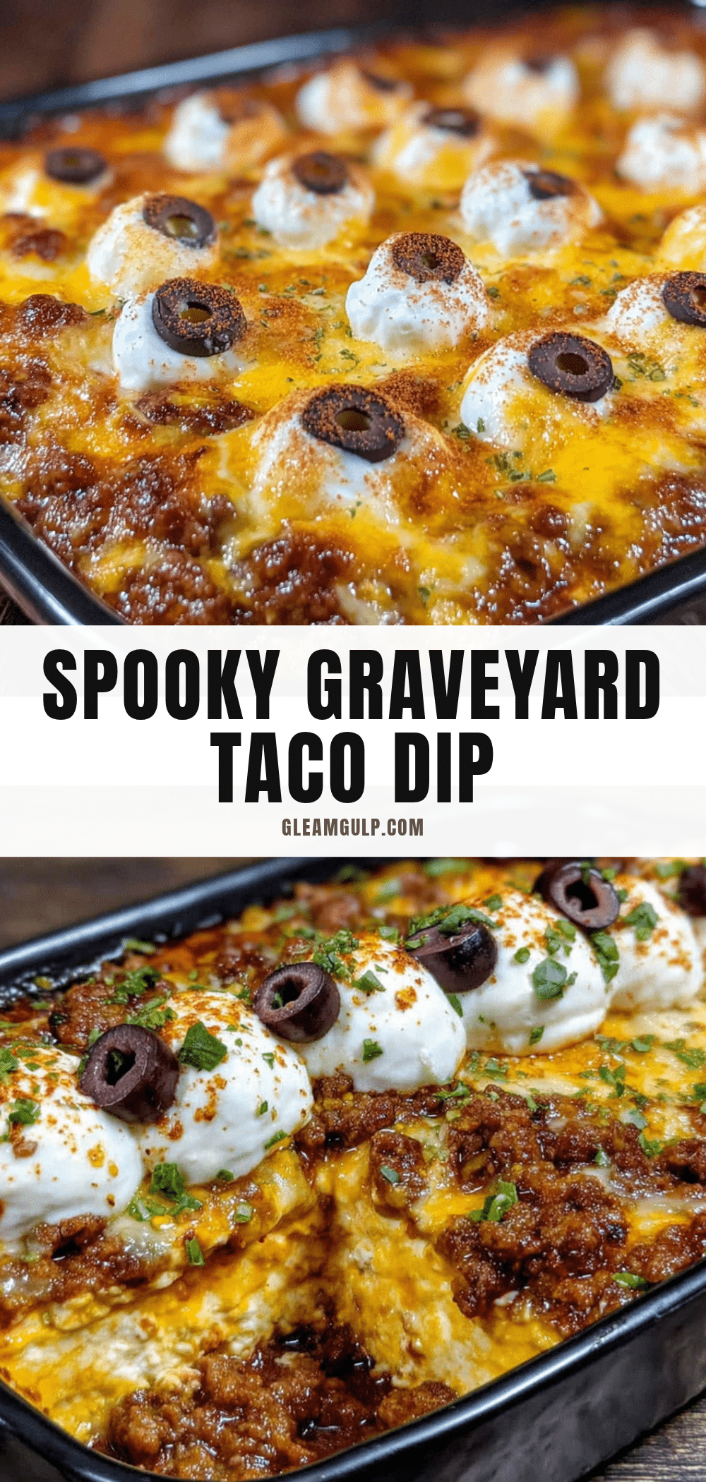 halloween taco dip recipe
