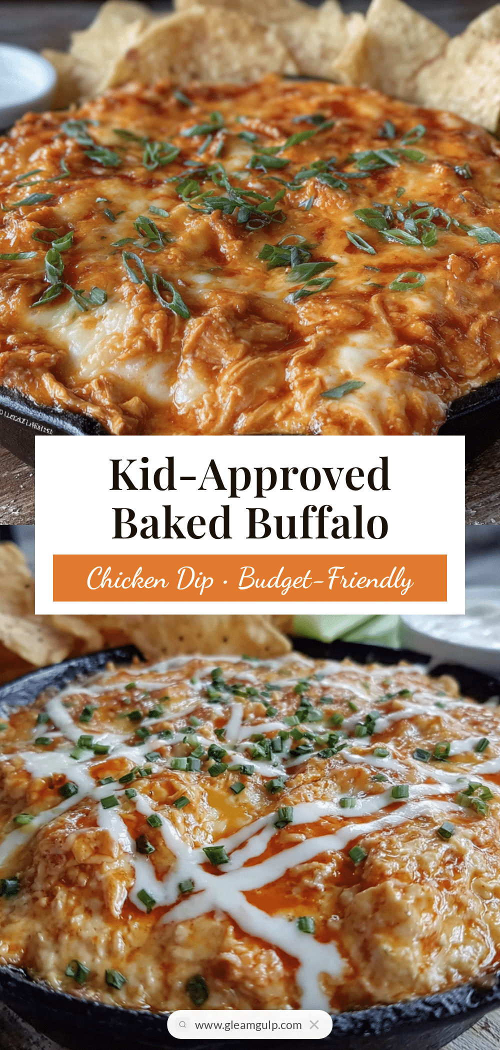kid-friendly baked buffalo chicken dip recipe